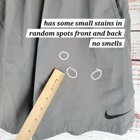 Nike Shorts Men's Size M Gray Flex Woven 2.0 Training Shorts 9" Gym Flow 927526 - Picture 5 of 15